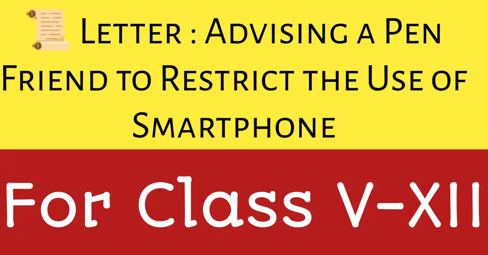 Letter advising a pen friend to restrict smartphone use for better health and productivity.