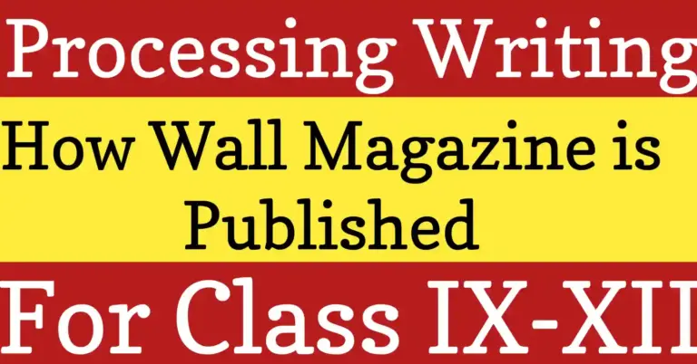 How wall magazine is published step by step with writing, editing, and display for students in school.