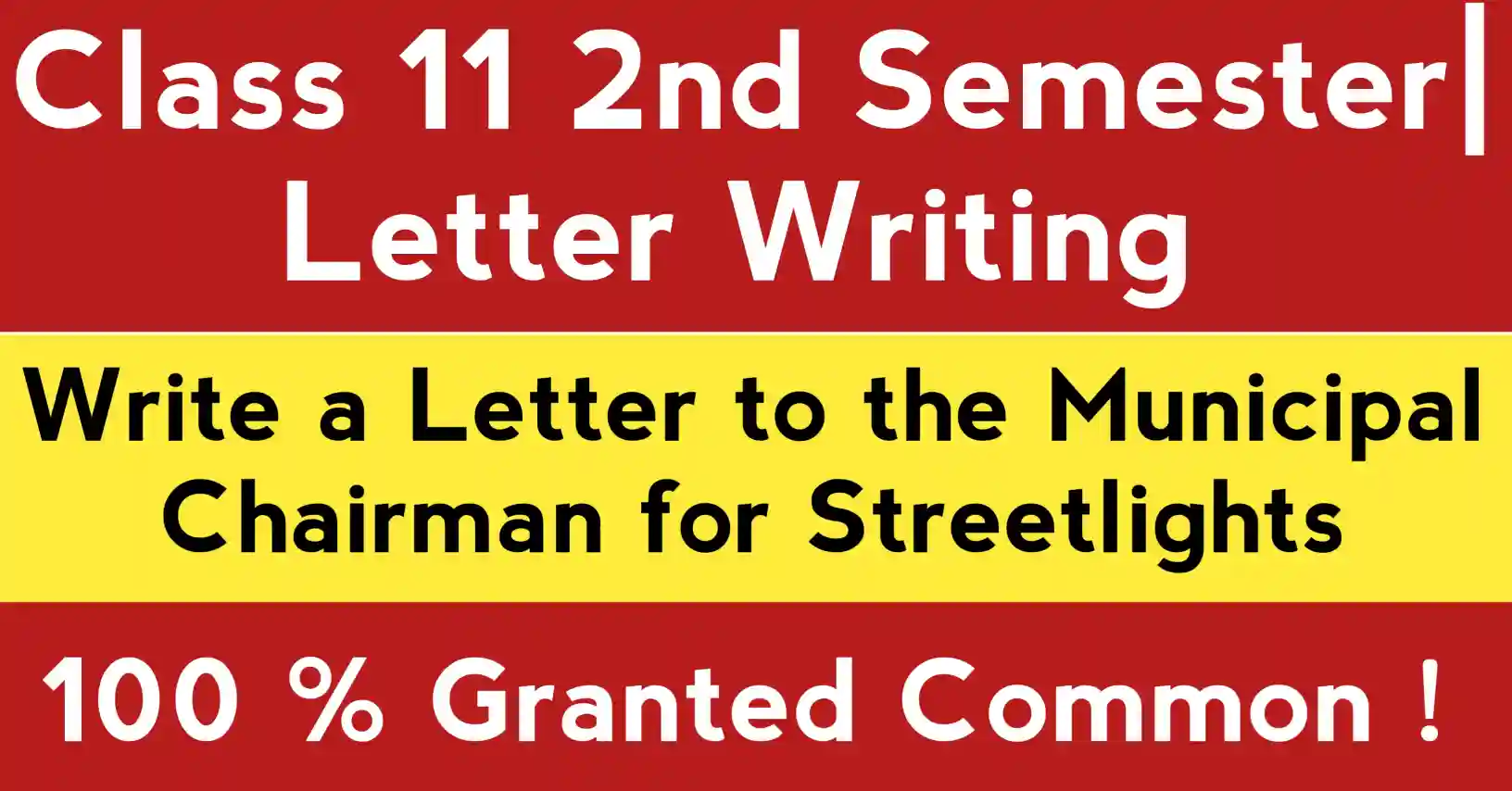 Write a Letter to the Municipal Chairman Requesting Him to Install Enough Streetlights to Reduce the Increasing Rate of Accidents in Your Locality