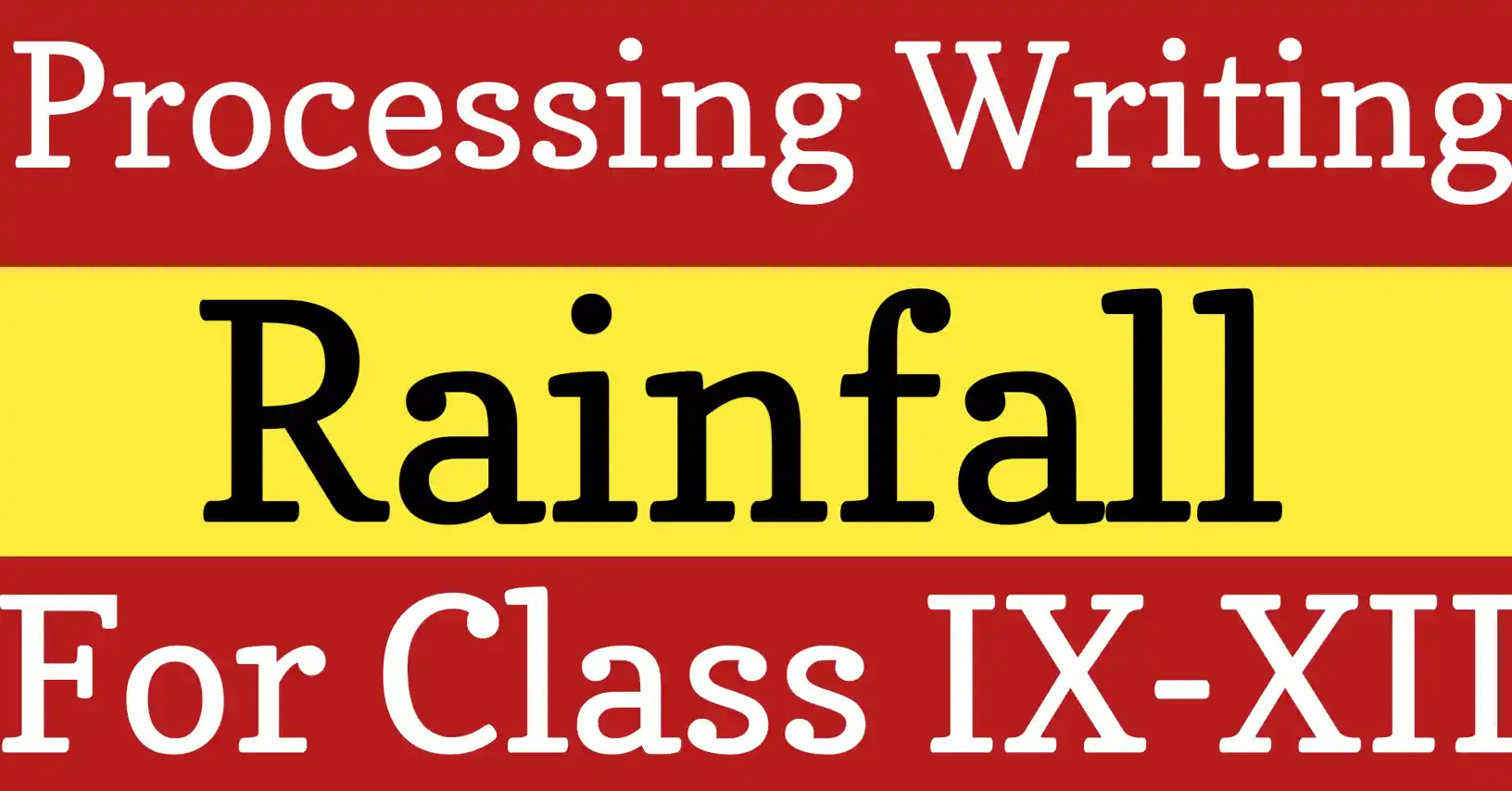 Diagram showing rainfall processing writing steps including evaporation, condensation, and precipitation in simple student-friendly format.