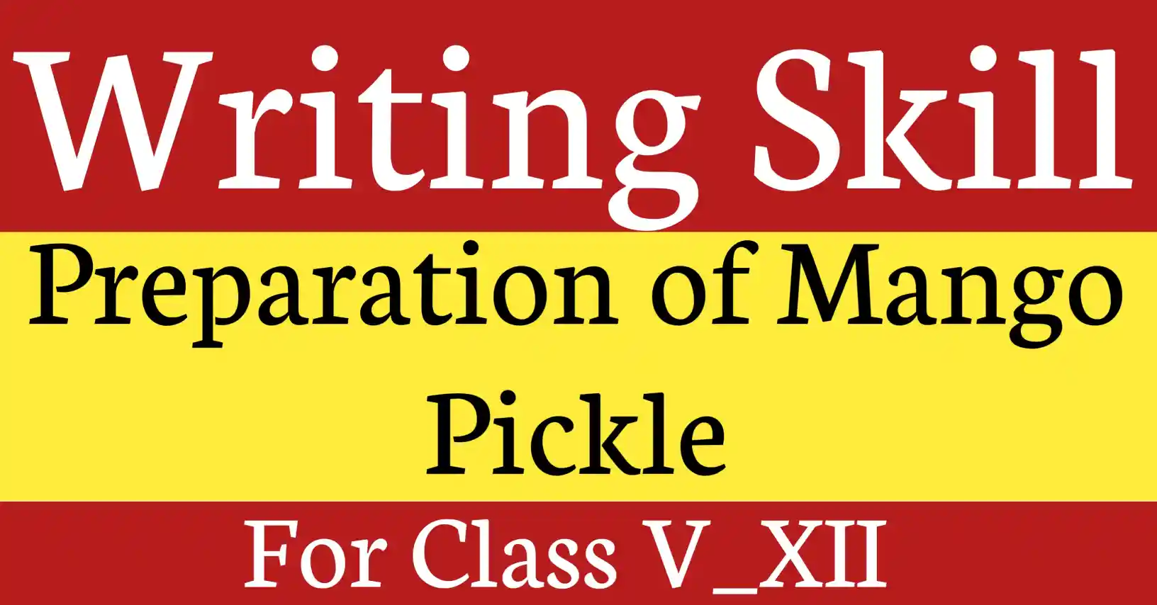 Preparation of mango pickle using raw mango pieces mixed with spices and oil in a traditional step by step homemade method