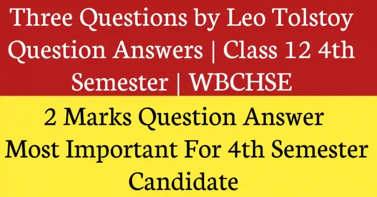 Three questions questions and answers 2 marks explained with short, clear points for students preparing for exams