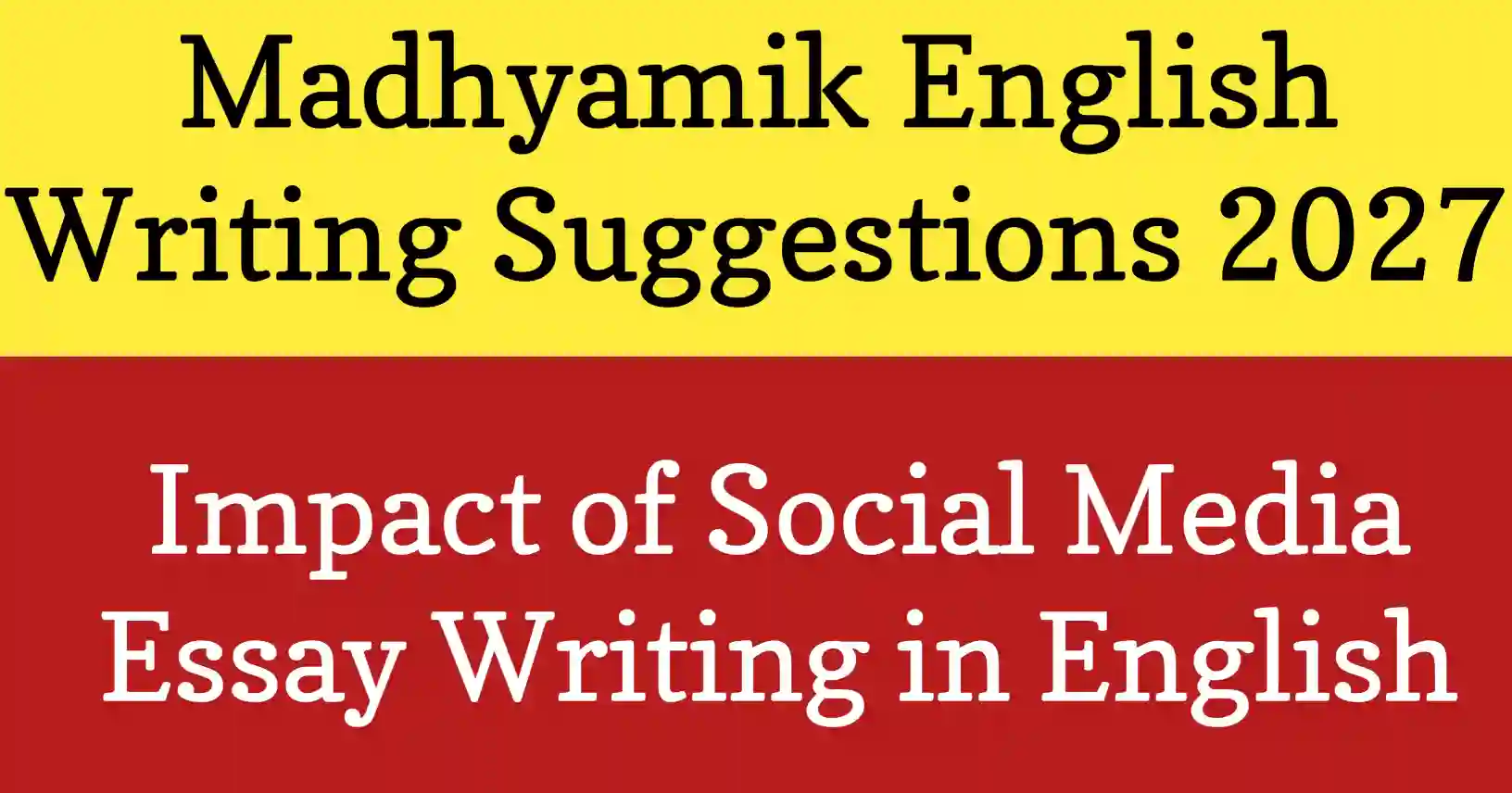 Impact of Social Media Essay Writing in English featured image showing students using social media with education and writing concepts